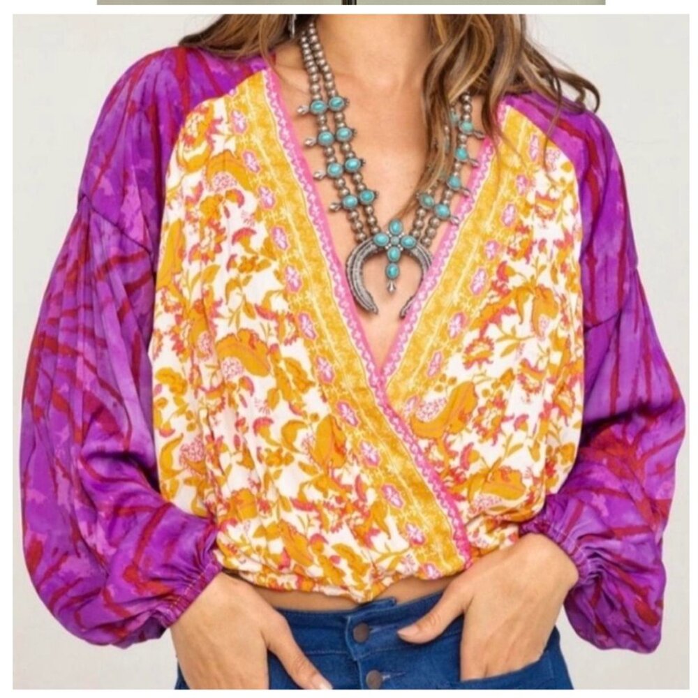 Free People Cruisin Together Top Wildberry Combo